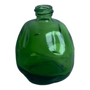 Vintage McCormick Spice Garlic Juice Bottle Green Glass No Lid No Label 3”